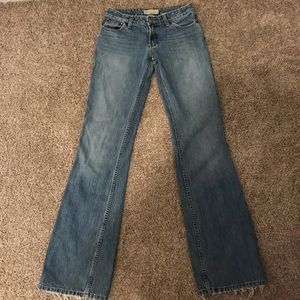 Vintage flare bootcut Midrise blue jeans